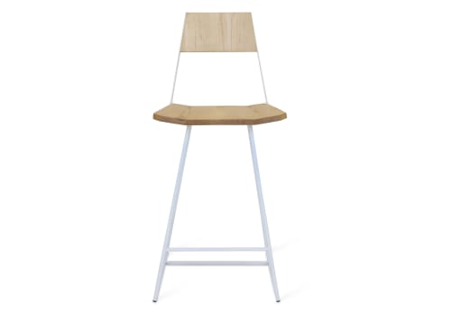 Clarkester Counter Stool 26"H | Chairs by Tronk Design