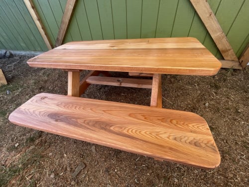 Redwood Picnic Table | Tables by Simon Silver Designs