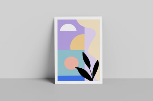 The beach Art Print | Prints by Britny Lizet