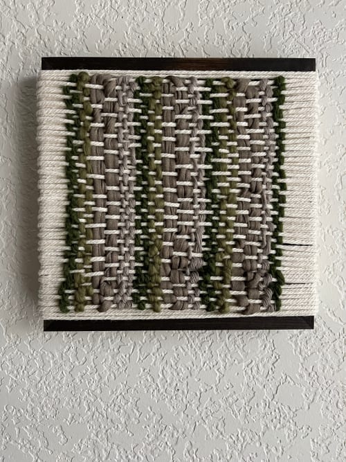 Woven Tile- Earth Series no. 5 | Wall Sculpture in Wall Hangings by Mpwovenn Fiber Art by Mindy Pantuso