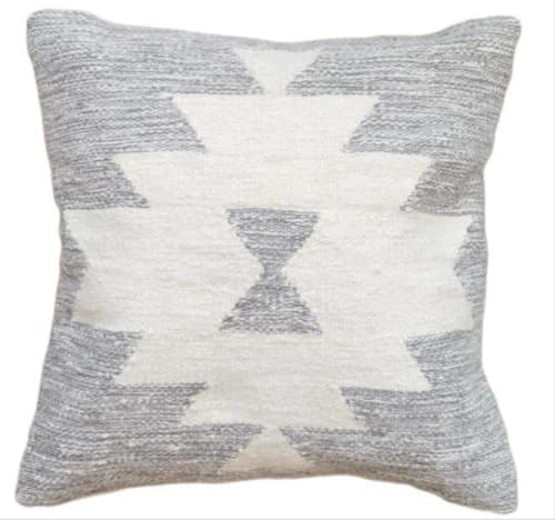 Cairo Handwoven Wool Decorative Throw Pillow Cover | Cushion in Pillows by Mumo Toronto