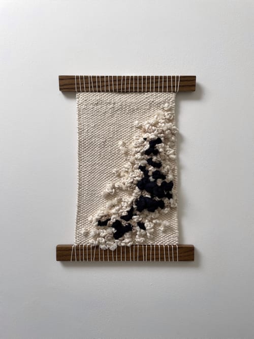 MADE TO ORDER Large Rock Pool Panel on Oak | Wall Hangings by Elle Collins