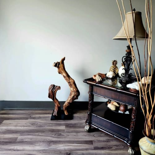 Driftwood Art Sculpture "Like Father Like Son" | Sculptures by Sculptured By Nature  By John Walker