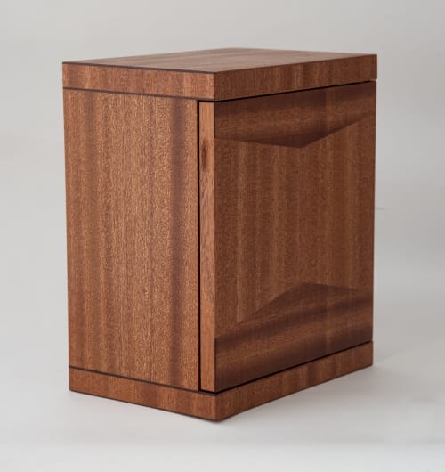 Mahogany Parquet Cabinet | Storage by Hedgepath Woodworks