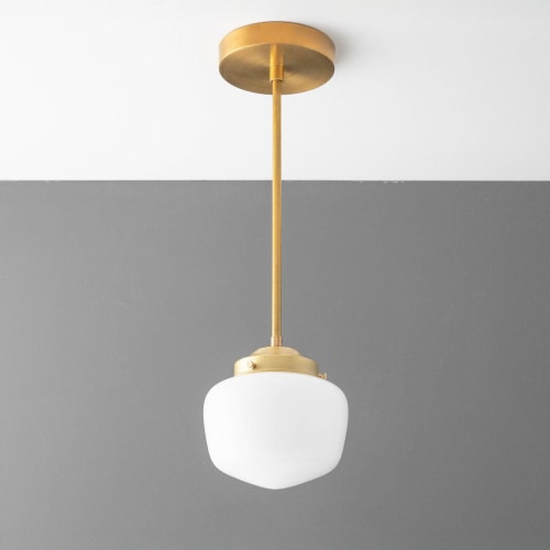 Schoolhouse Pendant - Model No. 0245 | Pendants by Peared Creation