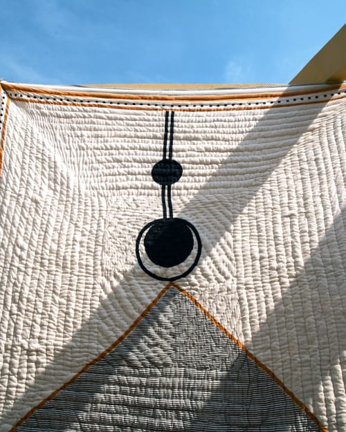 Bauhaus Quilt Reverse | Linens & Bedding by CQC LA