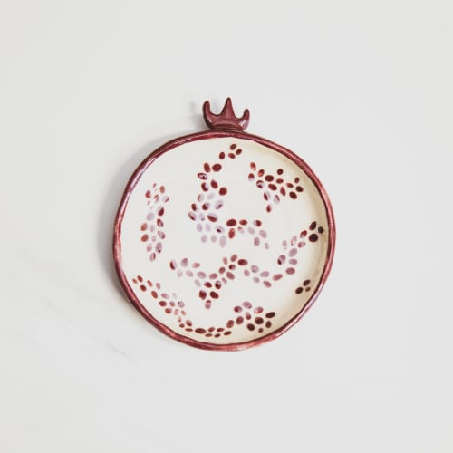 Pomegranate Ring Dish | Decorative Bowl in Decorative Objects by Melike Carr