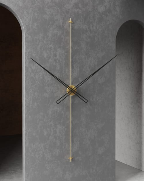 Axle | Clock in Decorative Objects by MCLOCKS