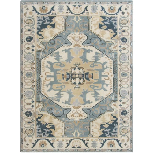 Ballard Multi Wool Handknotted Rug | Area Rug in Rugs by Organic Weave Shop