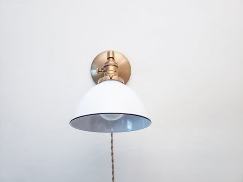 Adjustable Bedside Reading Wall Light - Antique Brass | Sconces by Retro Steam Works