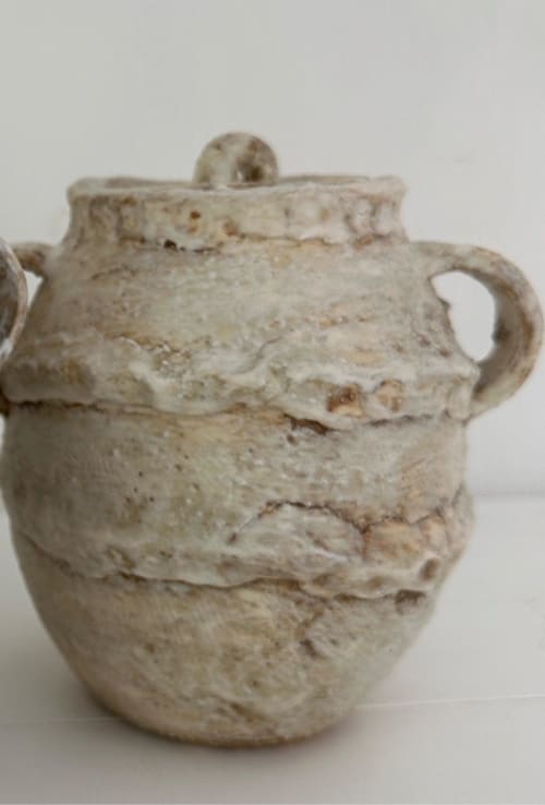 Handmade Ceramic OOAK Earthy Lidded Jar Vessel | Vessels & Containers by MUDDY HEART