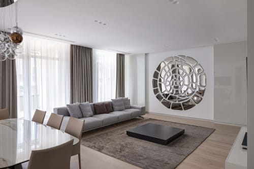 Spiral Silver Wall Composition | Decorative Objects by PlusObject