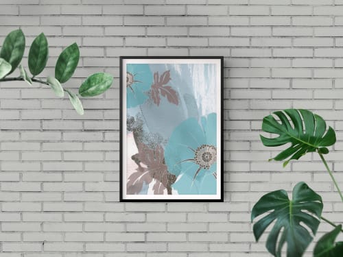 Abstract Floral no.5 Giclée Print | Paintings by Odd Duck Press