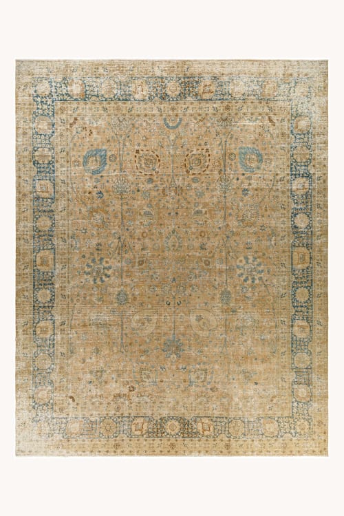 Antique Persian Sarouk Area Rug | Grinnell | Rugs by District Loom