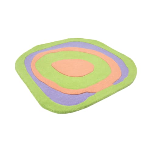 Magic Circle Rug - Green | Area Rug in Rugs by Ruggism