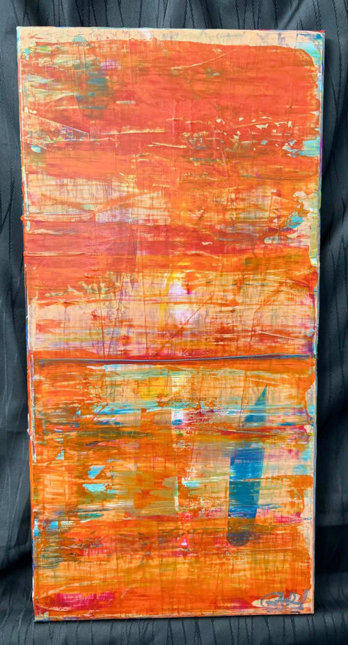 Tangerizon (10"x20") | Mixed Media in Paintings by The Art Of Gary Gore
