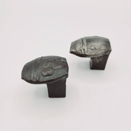 Rustic Vintage Iron Railroad Spike Drawer Knob Wall Hook | Hardware by Element Hand Forged Hardware