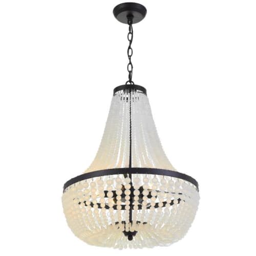 Alan Mizrahi SJ2037 Rylee Crystal Beats Chandelier | Chandeliers by Alan Mizrahi Lighting Design