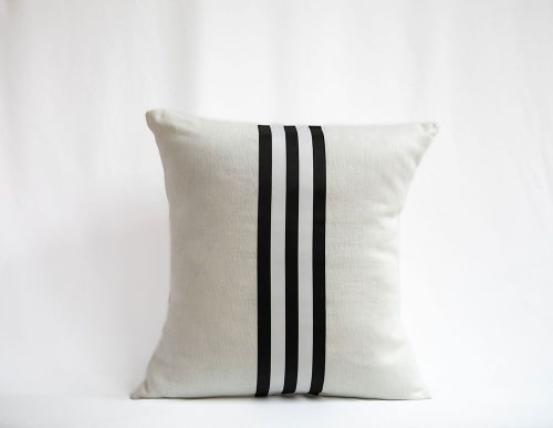 Black and White Stripes | Decorative Objects by Kerry & Clyde, LLC ,  Jill Fulton, Artist and Owner