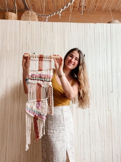 Desert Sunset Macraweave Wall Hanging | Macrame Wall Hanging in Wall Hangings by Modern Macramé by Emily Katz