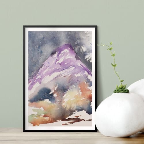 Otherside | Watercolor Painting in Paintings by Brazen Edwards Artist