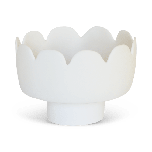 Fleur Large Footed Bowl | Serving Bowl in Serveware by Tina Frey