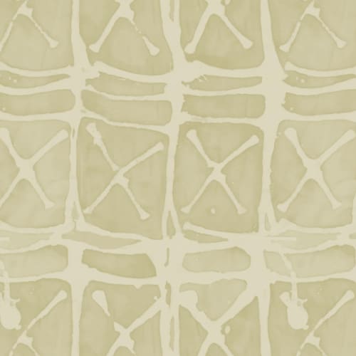 Toraja, Olive | Fabric in Linens & Bedding by Philomela Textiles & Wallpaper