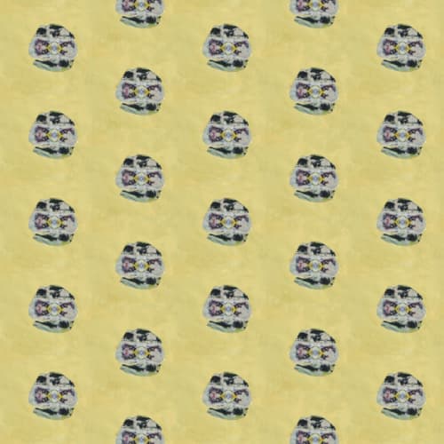 Foulard, Chartreuse | Fabric in Linens & Bedding by Philomela Textiles & Wallpaper