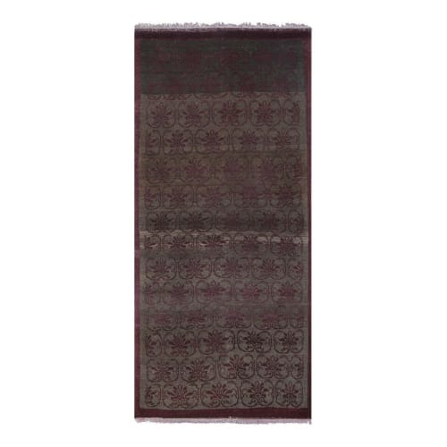 Turkey Shaggy Rug Runner, Hand Woven Soft Mohair Wool Carpet | Rugs by Vintage Pillows Store