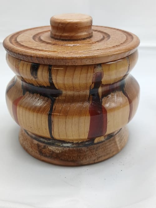 Rosebox - Wood and Resin lidded bowl | Decorative Bowl in Decorative Objects by Scott Williams - Unique Originals