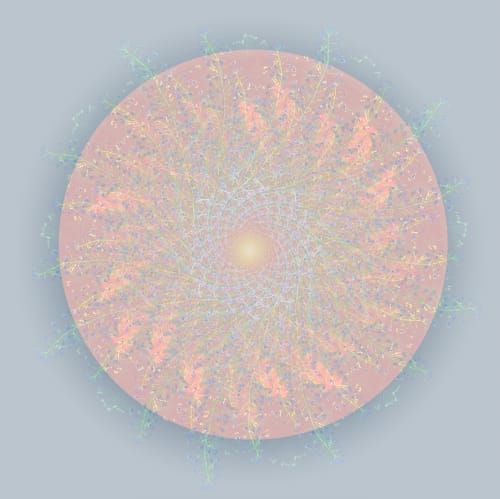 Floral mandala #5 | Photography by Louise O