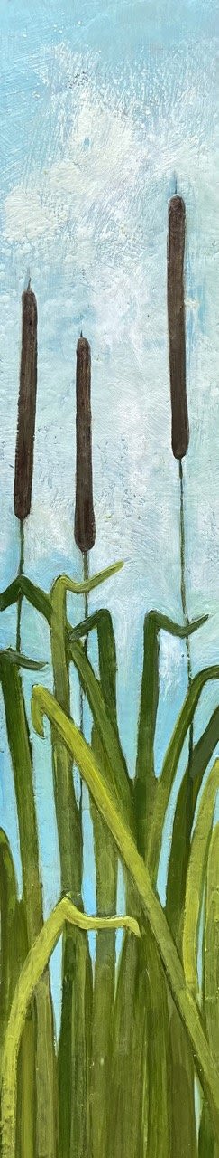 The Stand of the Cattail | Mixed Media in Paintings by Susan Wallis