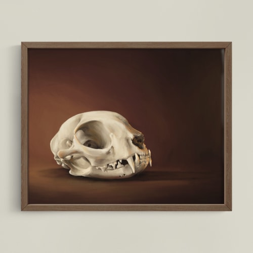 Cranium Felinum | Prints by The Ugly Cat Studio