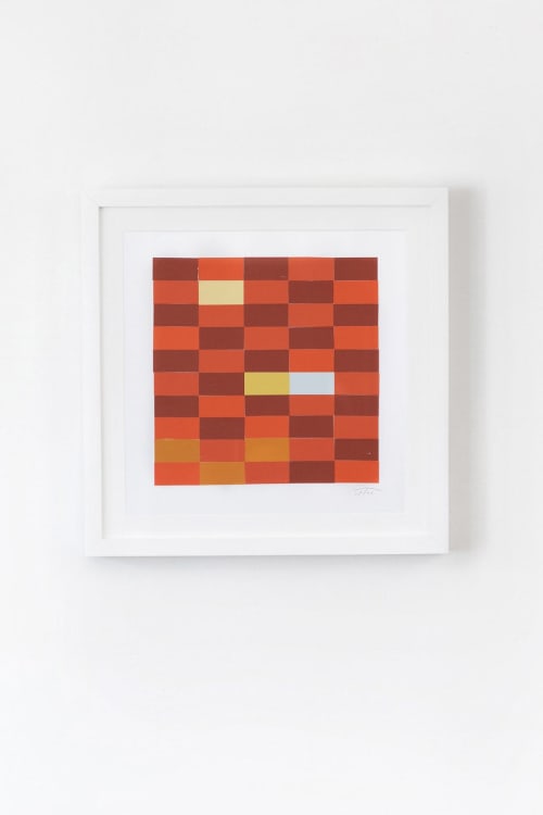 Color Grid 01 | Work on Paper | Art & Wall Decor by Upton