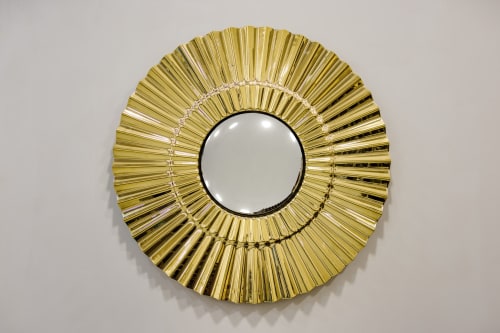 Golden Sun Wall Decor | Decorative Objects by PlusObject