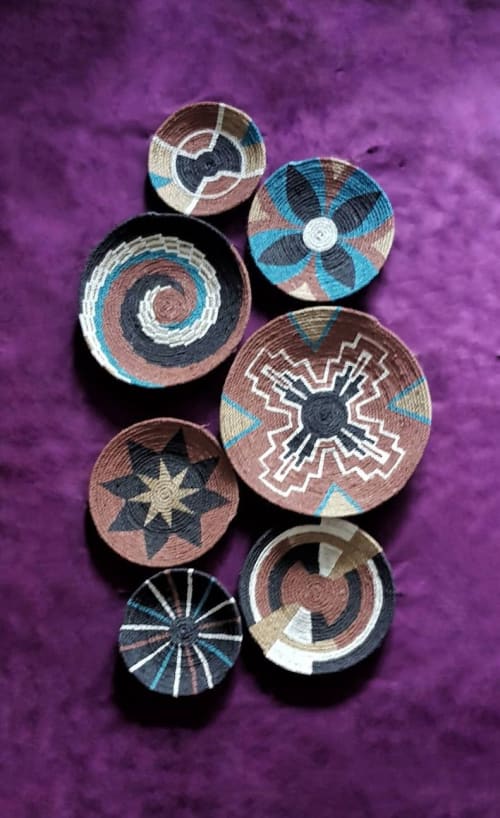 Set of 7 Wall Plates Decor | Decorative Plate in Decorative Objects by Sarmal Design