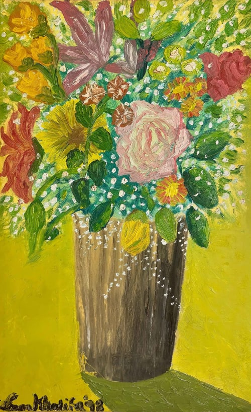 Jubilee - Original Oil Painting - Impressionist Floral Art | Oil And Acrylic Painting in Paintings by Eman's Gallery