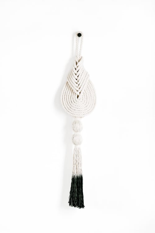"XL Lyric"-Dipped | Macrame Wall Hanging in Wall Hangings by Candice Luter Art & Interiors