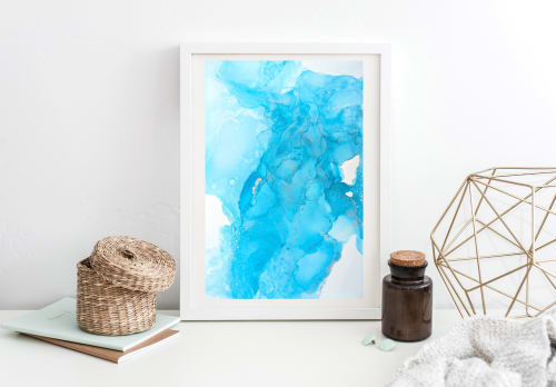Hold it Lightly | original abstract painting | Mixed Media in Paintings by Megan Spindler