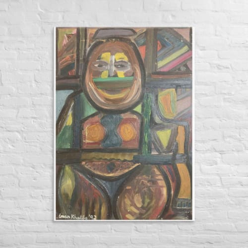 Canvas Print - The Guardian - Expressionist Figurative Art | Work by Eman's Gallery