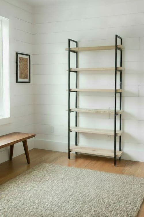 Plank Wood Shelving Ladder | Communal Table in Tables by iReclaimed Furniture Co
