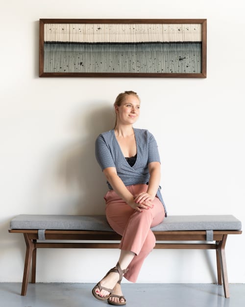 COASTLINE I - Framed-Collection | Wall Hangings by Rianne Aarts / Teddy and Wool Studio