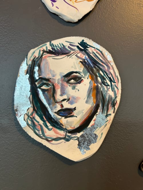 Doll Face- Lauren Bacall | Decorative Plate in Decorative Objects by Eric Farache Artist