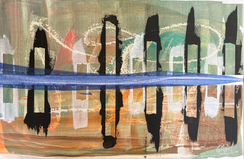 A Not So Thin Blue Line | Mixed Media in Paintings by The Art Of Gary Gore