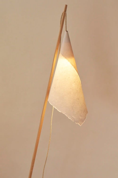 Natural Wooden Lamp | Lamps by VANDENHEEDE FURNITURE-ART-DESIGN