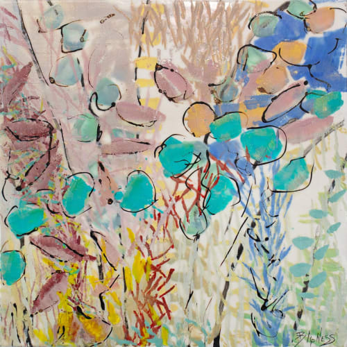 Matisse's Garden | Oil And Acrylic Painting in Paintings by Sorelle Gallery