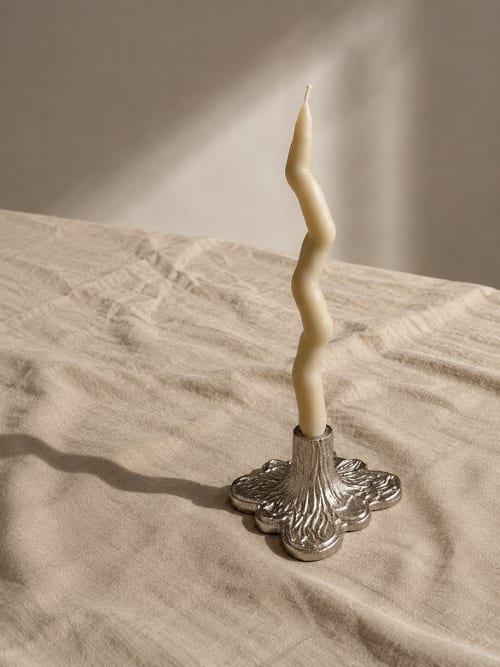 Molten Taper Candle Holder | Decorative Objects by Raíz Studio