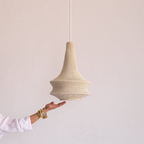 Joosh Crochet Pendant Lamp - Small | Pendants by Hamimi
