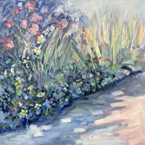 Spring Blooms | Oil And Acrylic Painting in Paintings by Meredith H