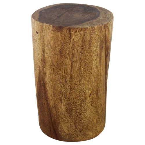 Haussmann® Wood Stump Stool or Stand 11-14 in DIA x 22 in H | Chairs by Haussmann®
